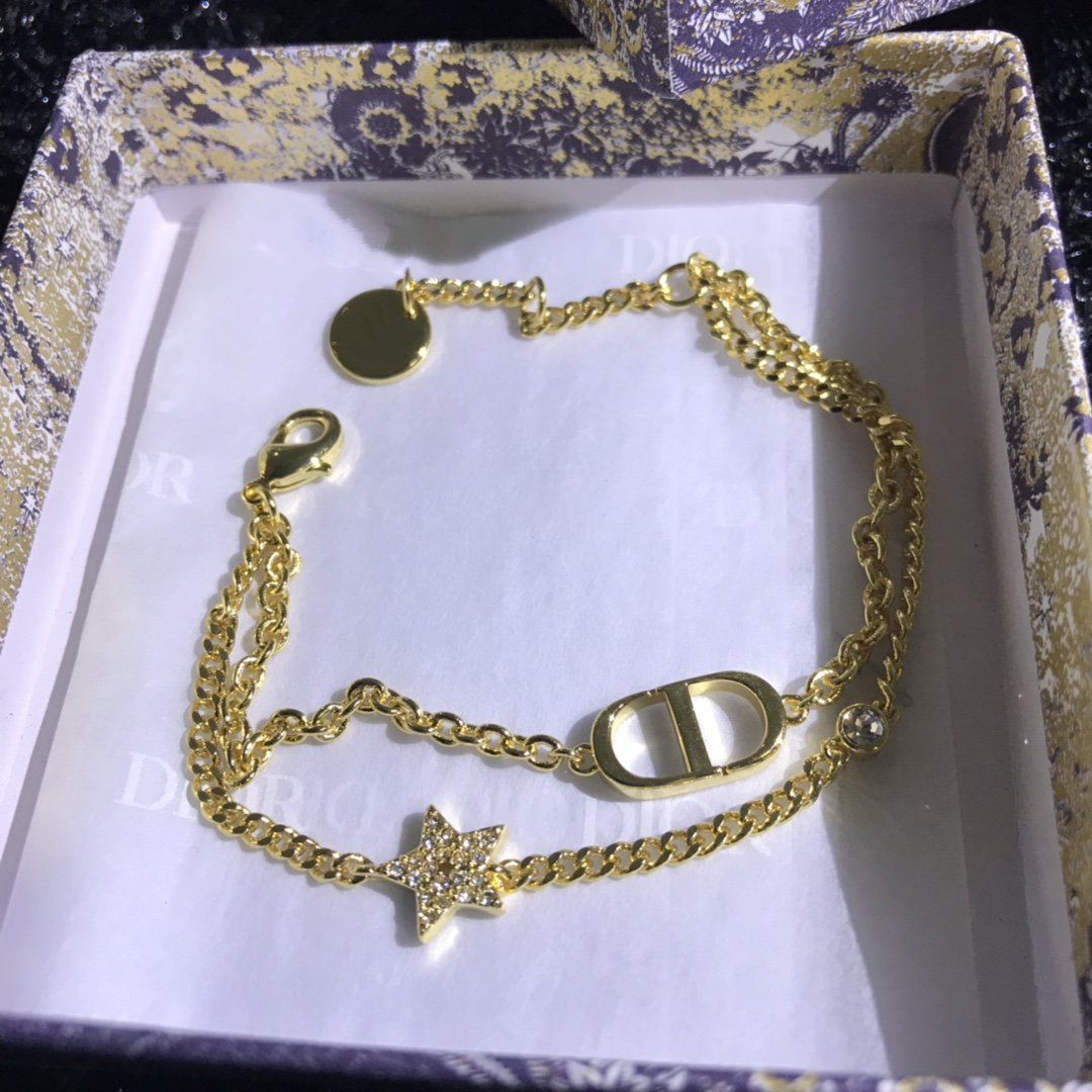 DIOR PETIT CD DOUBLE NECKLACE