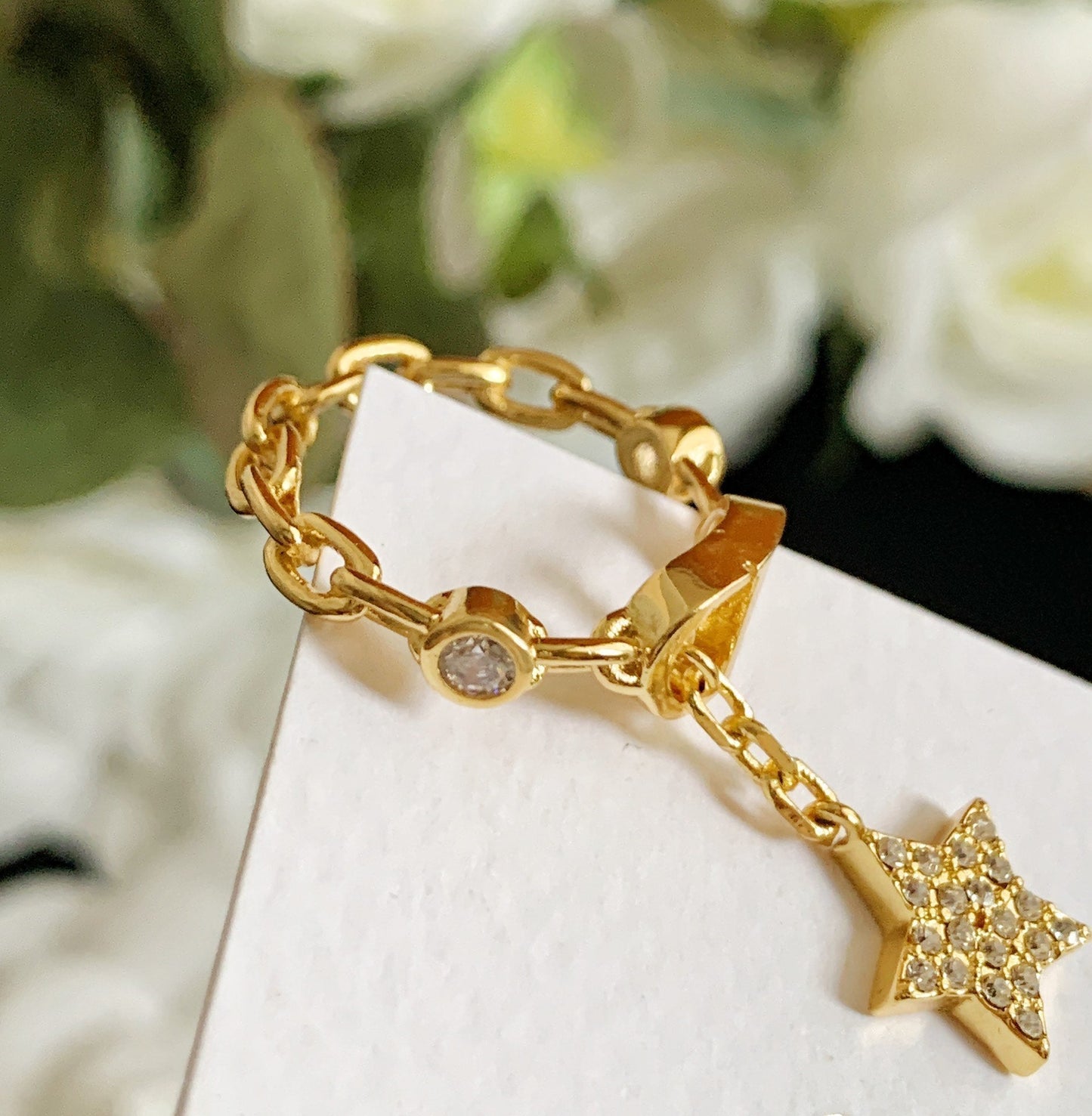 DIOR PETIT CD RING GOLD