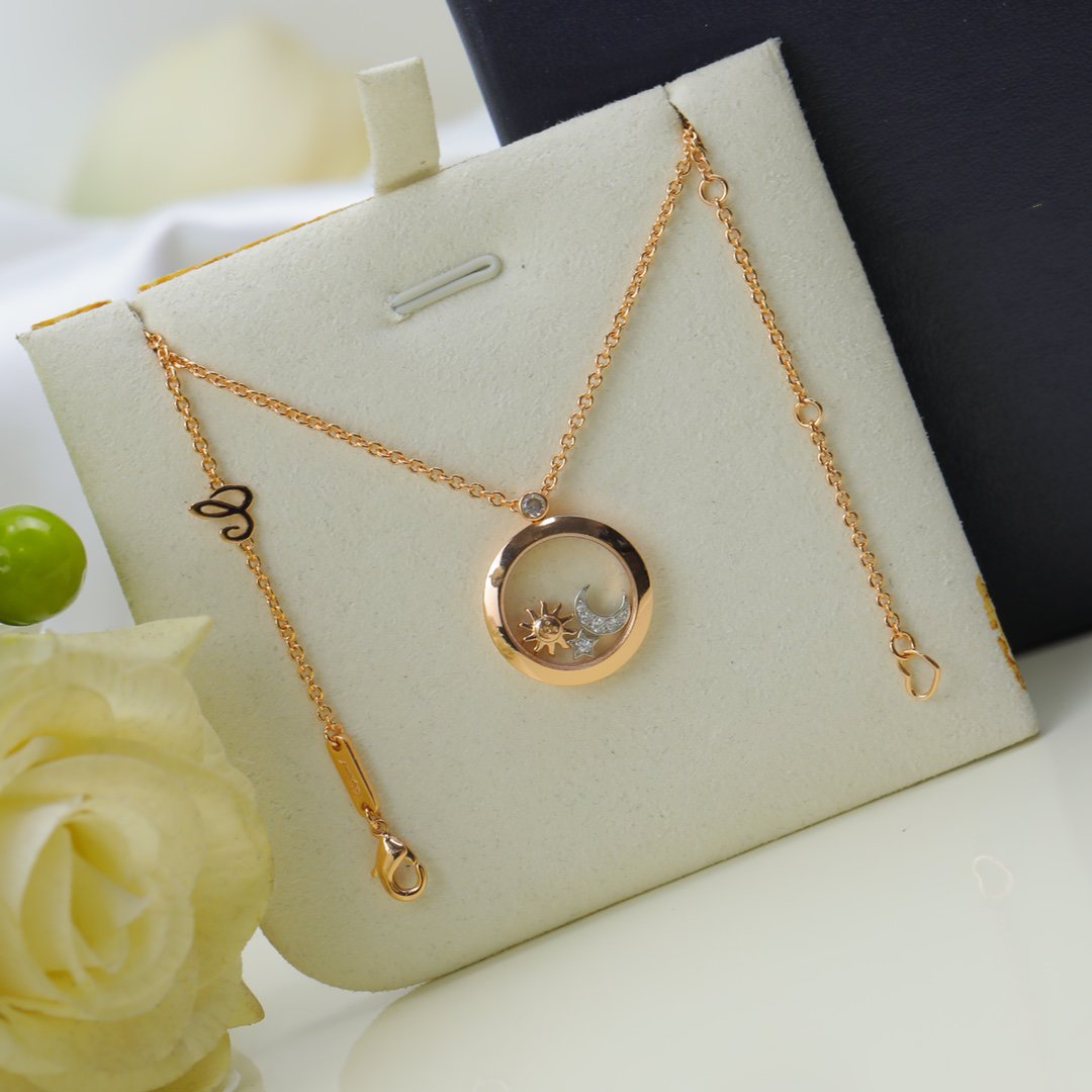 CHOPARD SUN MOON STAR NECKLACE
