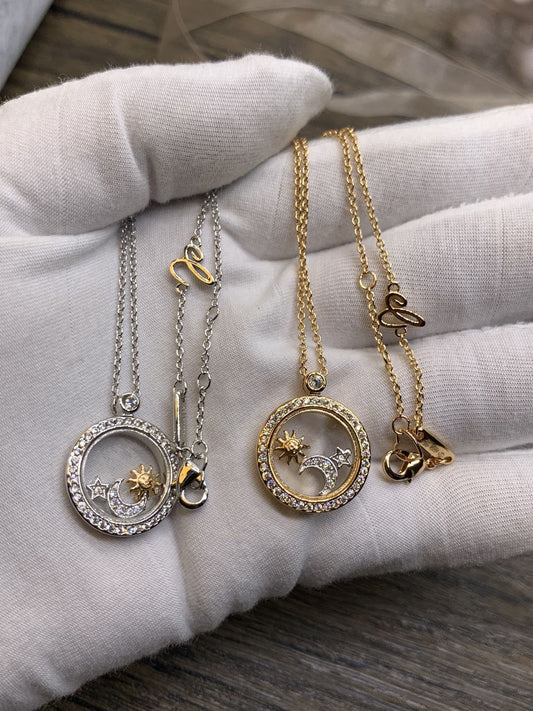 CHOPARD SUN MOON STAR NECKLACE DIAMOND