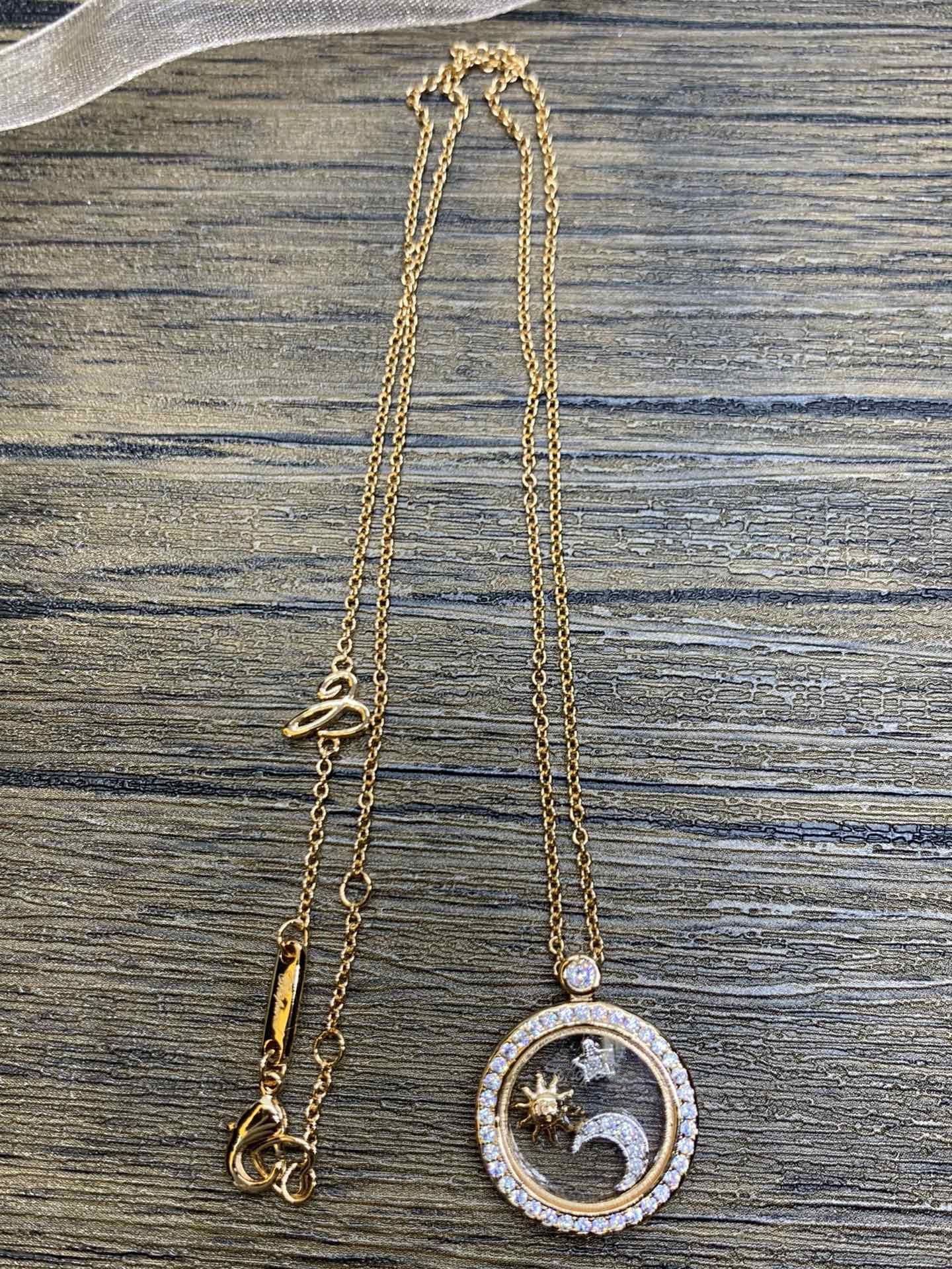 CHOPARD SUN MOON STAR NECKLACE DIAMOND
