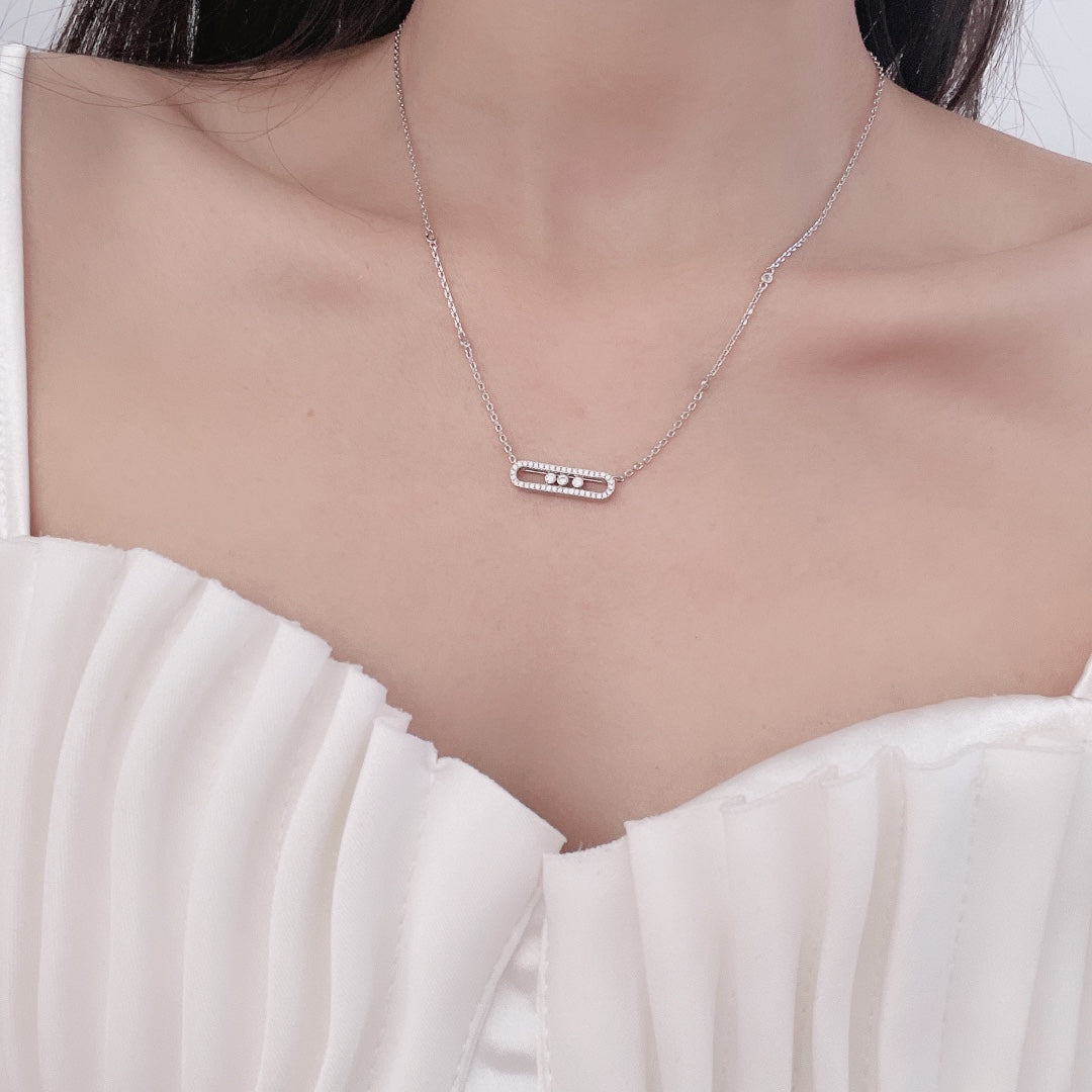 MESSIKA MOVE DIAMOND PAVED NECKLACE