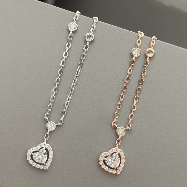 MESSIKA JOY HEART DIAMOND NECKLACE