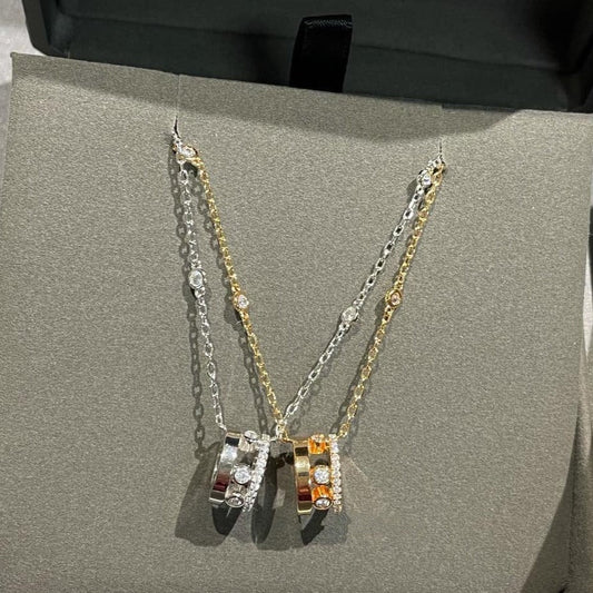MESSIKA CHAIN MOVE ROMANE PEDAND NECKLACE