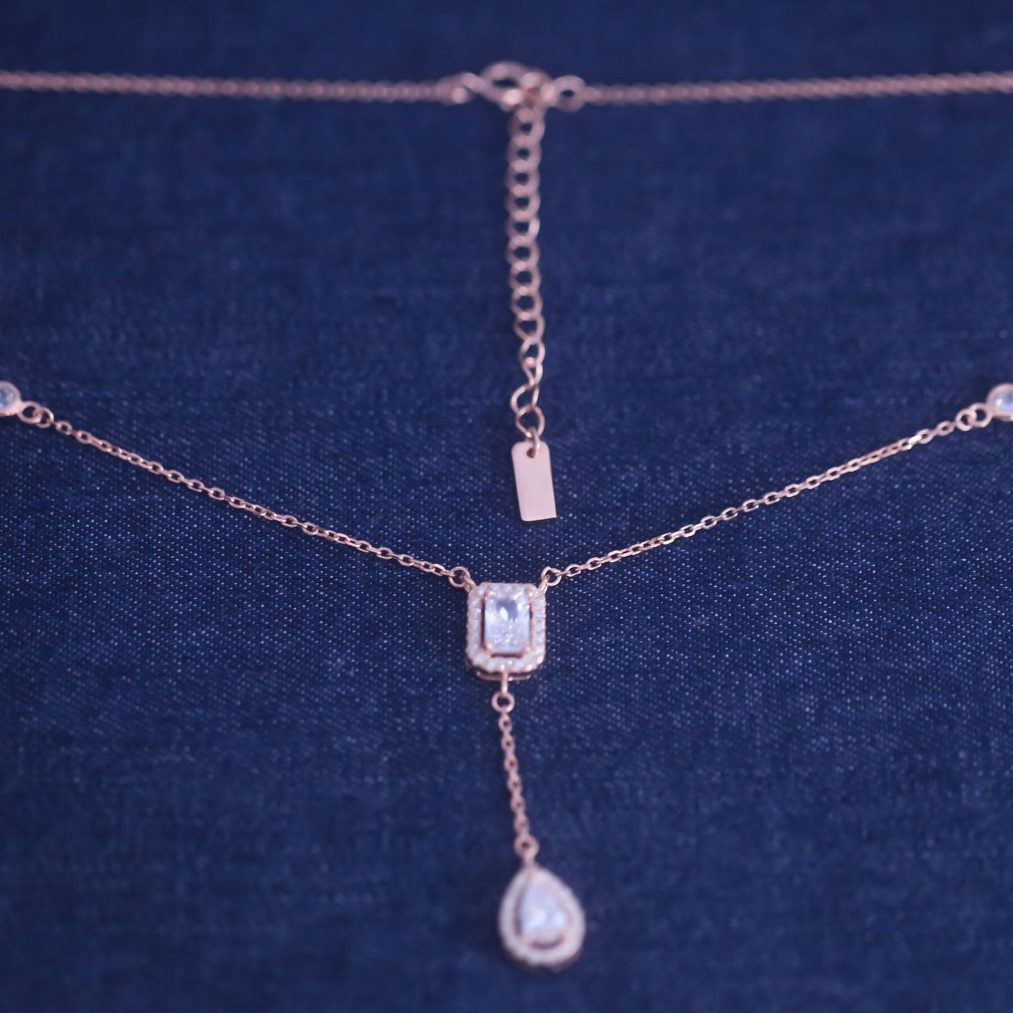 MESSIKA MY TWIN CRACATE DIAMOND NECKLACE