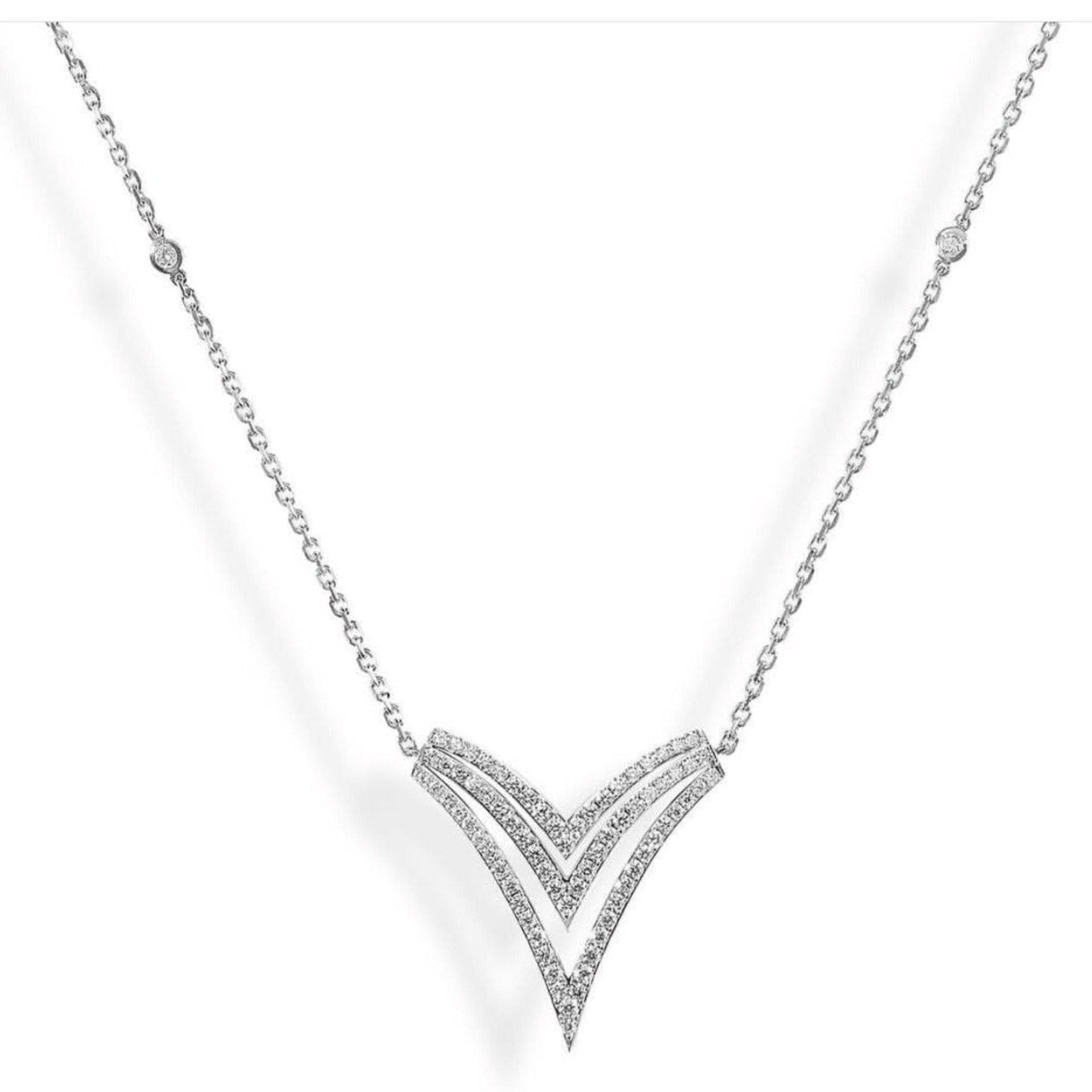 MESSIKA MESSIK HEART DIAMOND NECKLACE