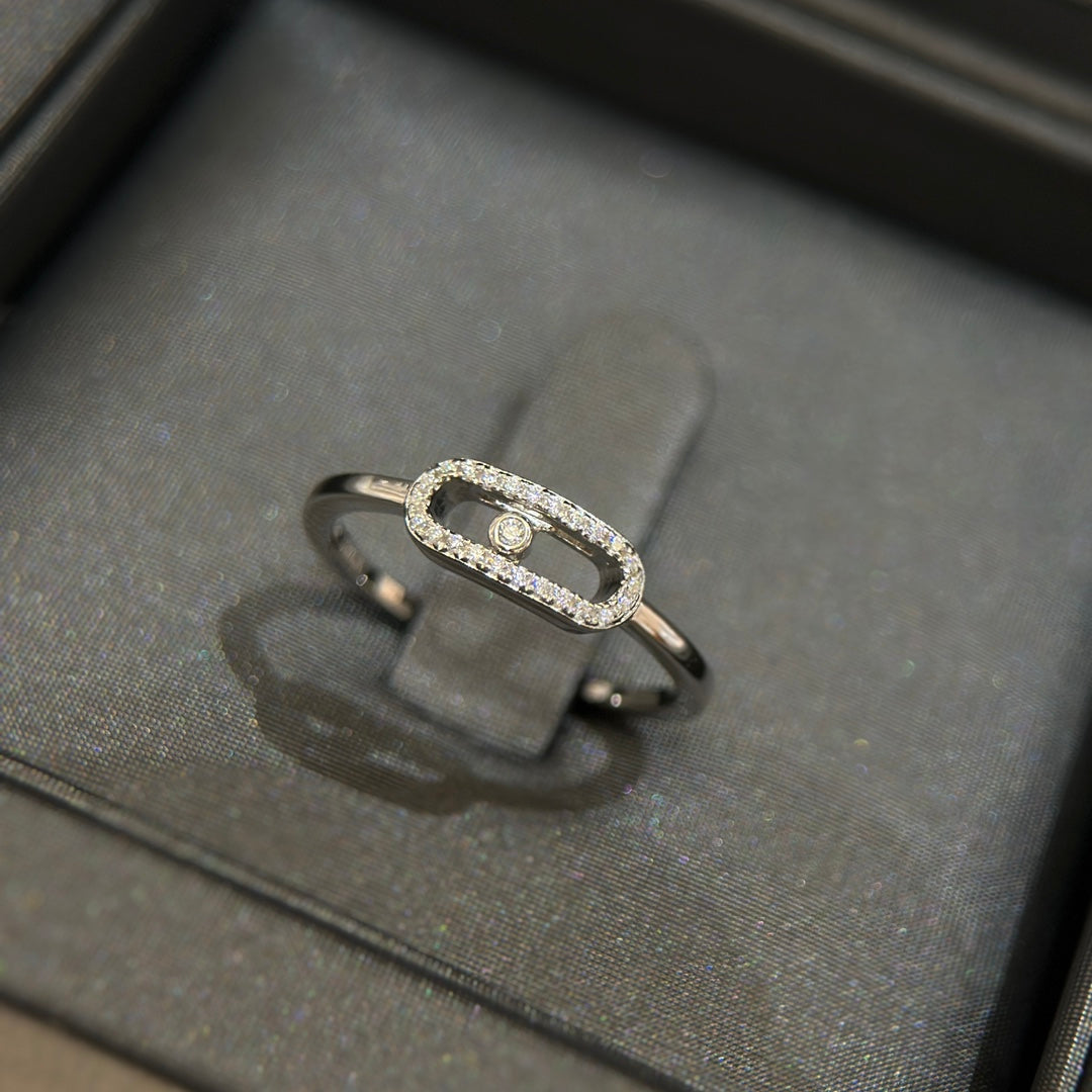 MESSIKA MOVE UNO SILVER DIAMOND RING