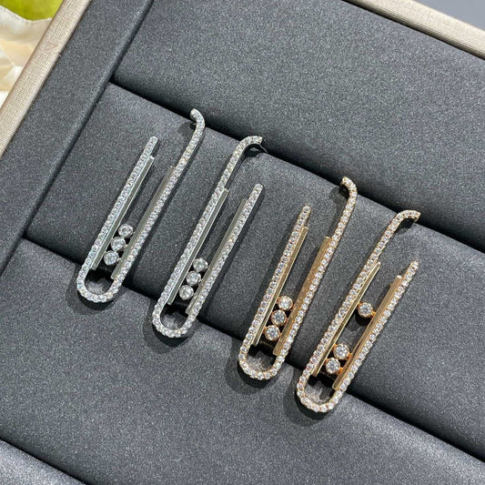 MESSIKA MOVE 10TH PM EARRINGS DIAMOND
