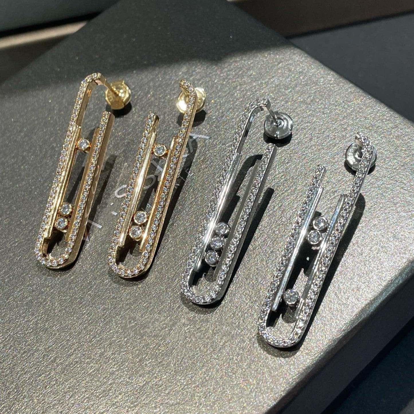 MESSIKA MOVE 10TH PM EARRINGS DIAMOND