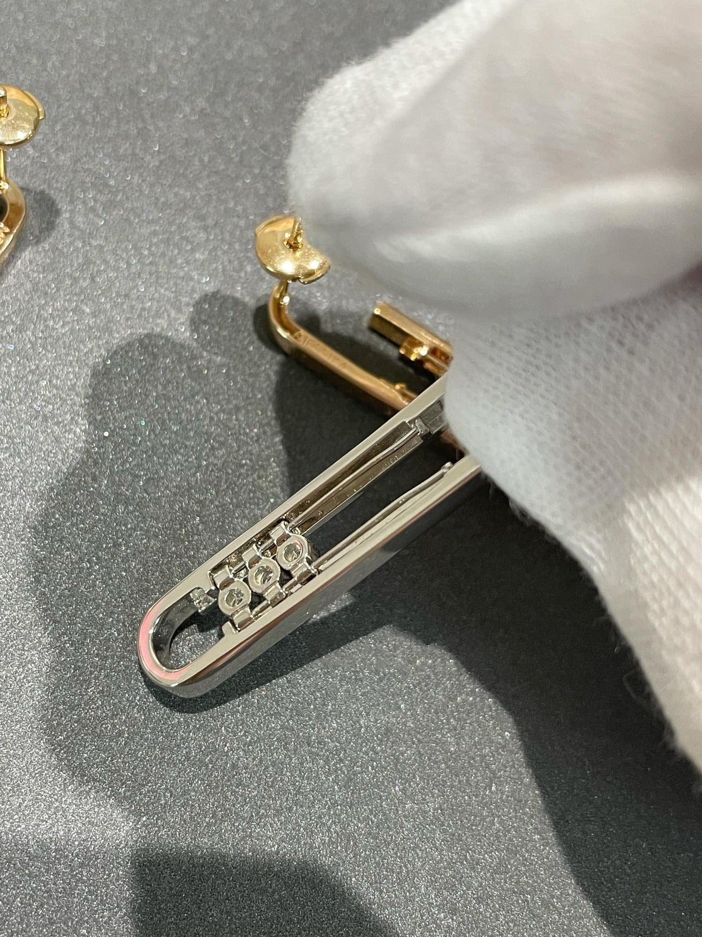 MESSIKA MOVE 10TH PM EARRINGS DIAMOND