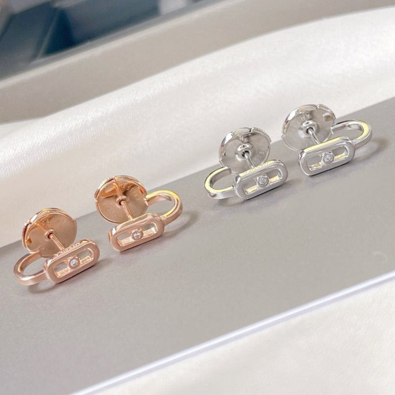 MESSIKA CREOLES MOVE UNO MINI 1 DIAMOND EARRINGS