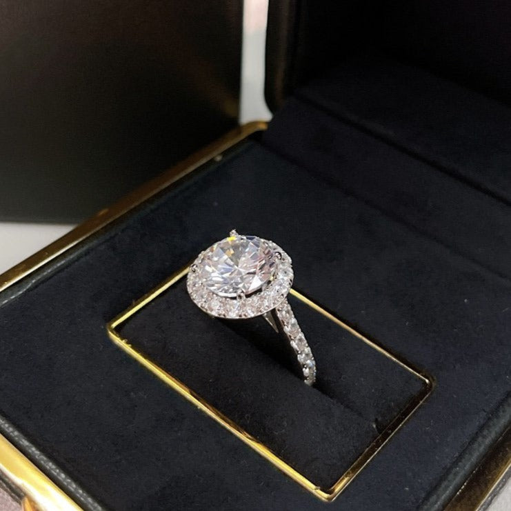 GRAFF GRA BAND SILVER DIAMOND PAVED RING