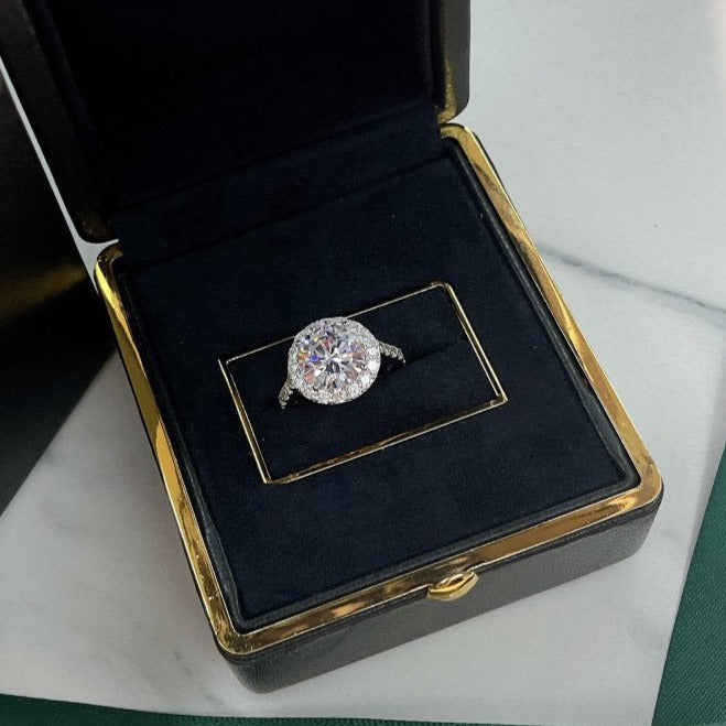 GRAFF GRA BAND SILVER DIAMOND PAVED RING