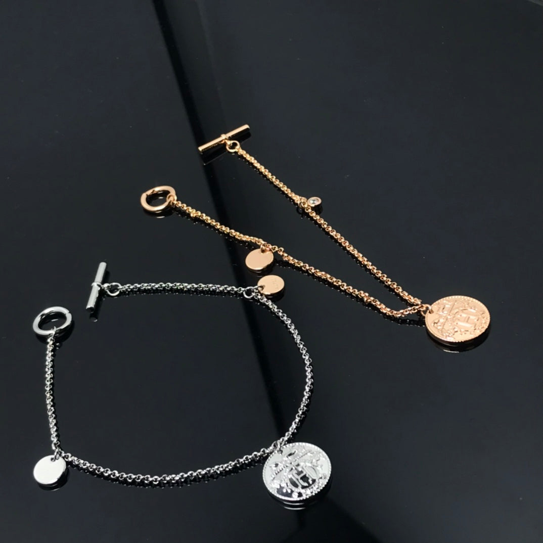 HERMES HM BRACELET PIG NOSE COIN