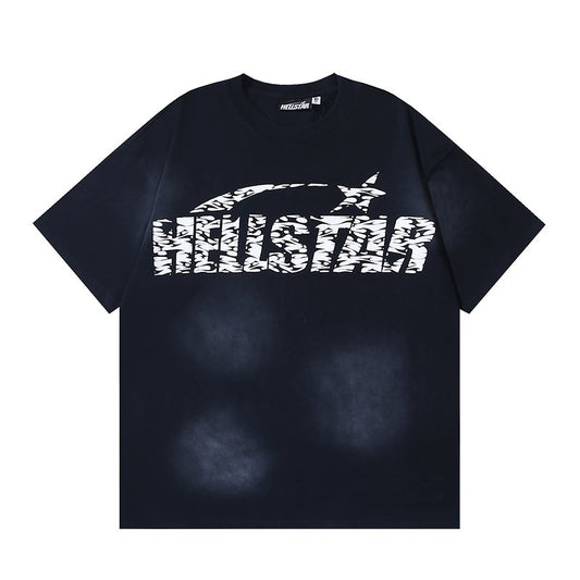 Hellstar Washed Black Face Graphic T-Shirt — hero