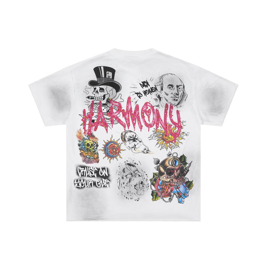 HARMONY Rhinestone-Style Graphic T-Shirt — hero