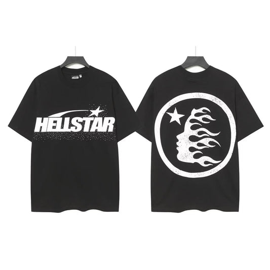Hellstar Flame Circle Graphic T-Shirt — front