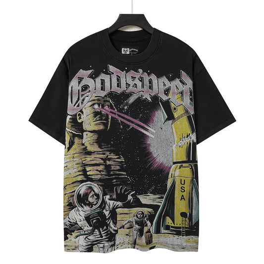 Godspeed Rocket USA Graphic T-Shirt — hero