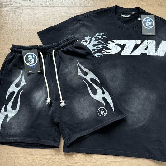 Hellstar Washed Studios Graphic Short-Sleeve Set — hero