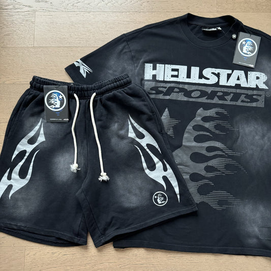 Hellstar Flame Face Graphic Short-Sleeve Set — hero