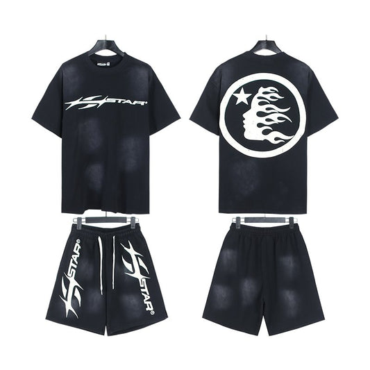 Hellstar Black Star Graphic Short-Sleeve Set — hero