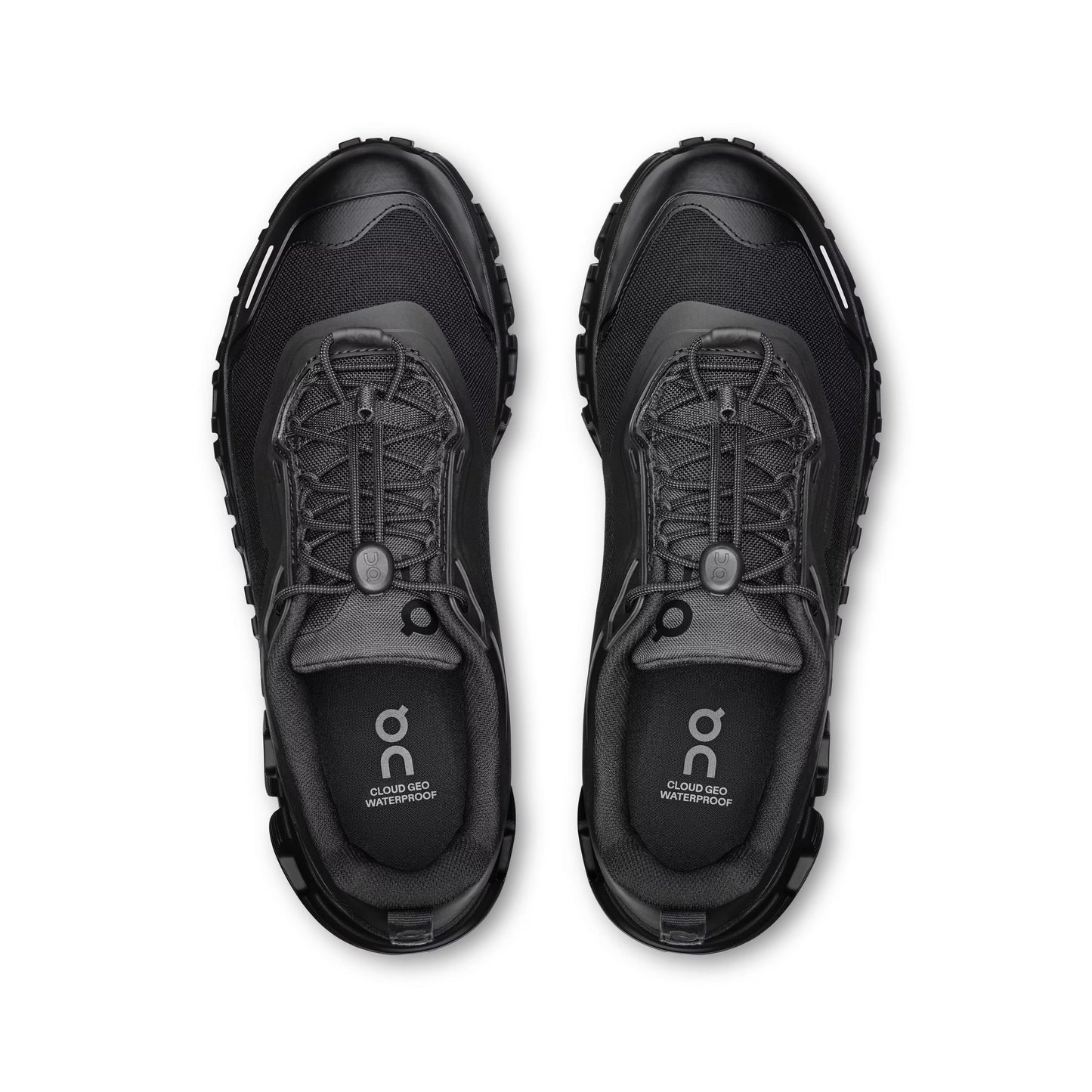 ON Women's Cloud 6 Geo Waterproof Black/Black