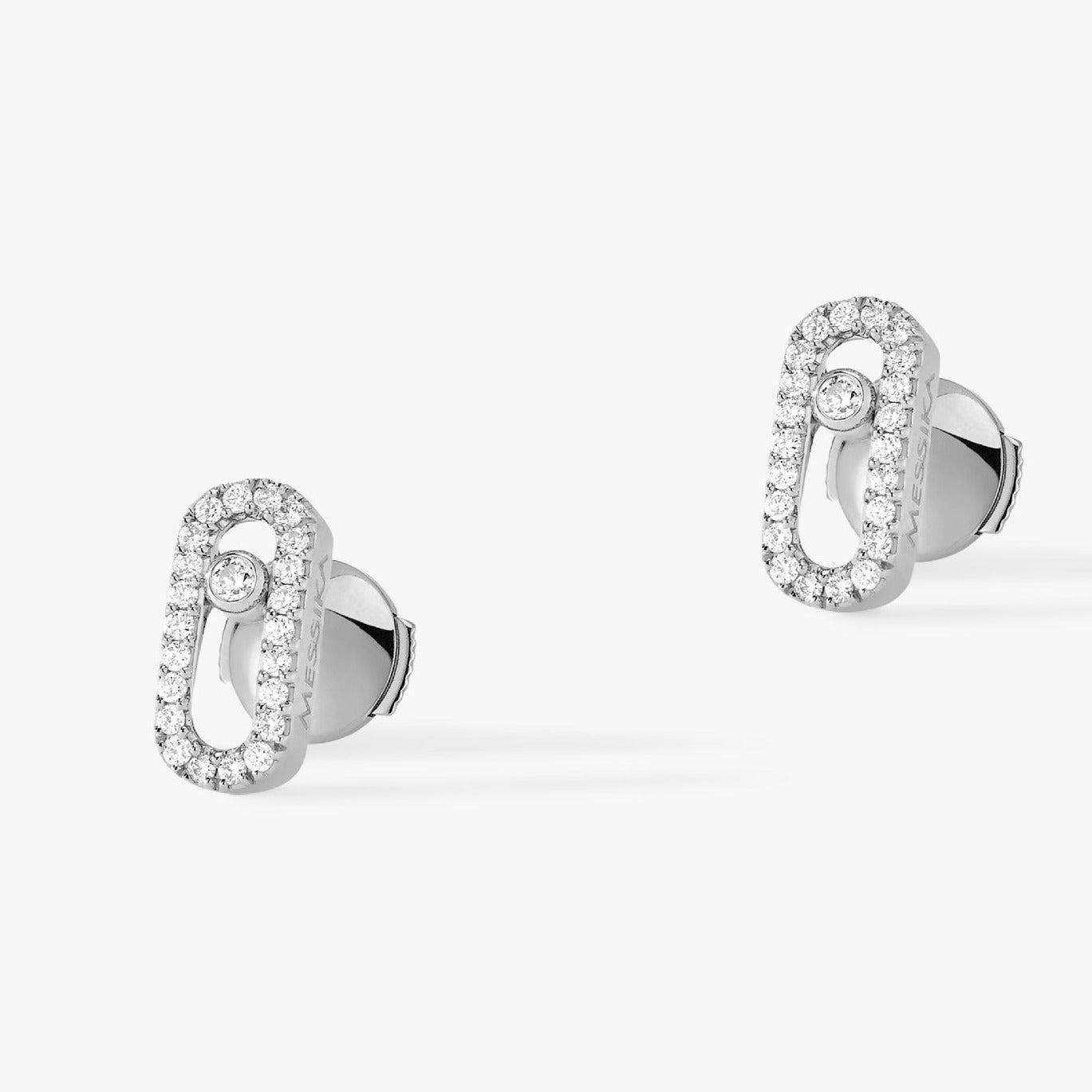 CHAUMET MOVE UNO DIAMOND SMALL EARRINGS