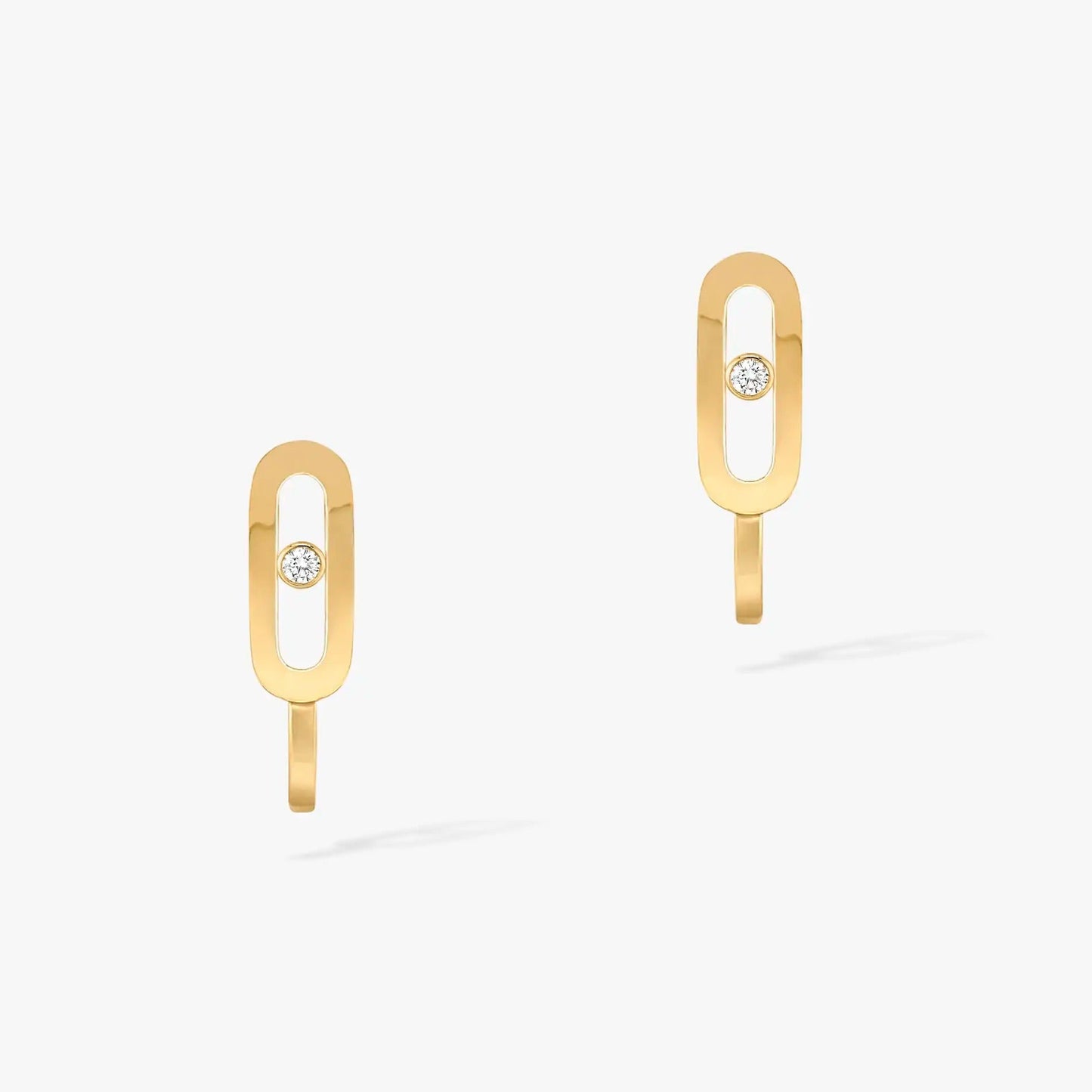 MESSIKA CREOLES MOVE UNO MINI 1 DIAMOND EARRINGS