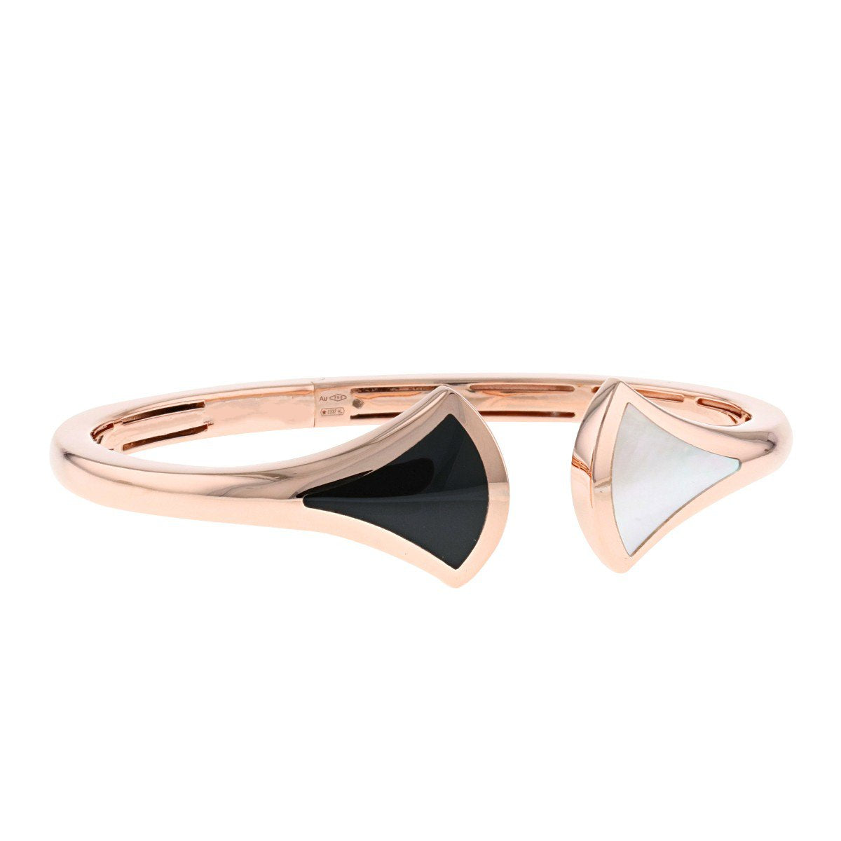 BVLGARI DREAM BRACELET OPEN PINK GOLD MOP
