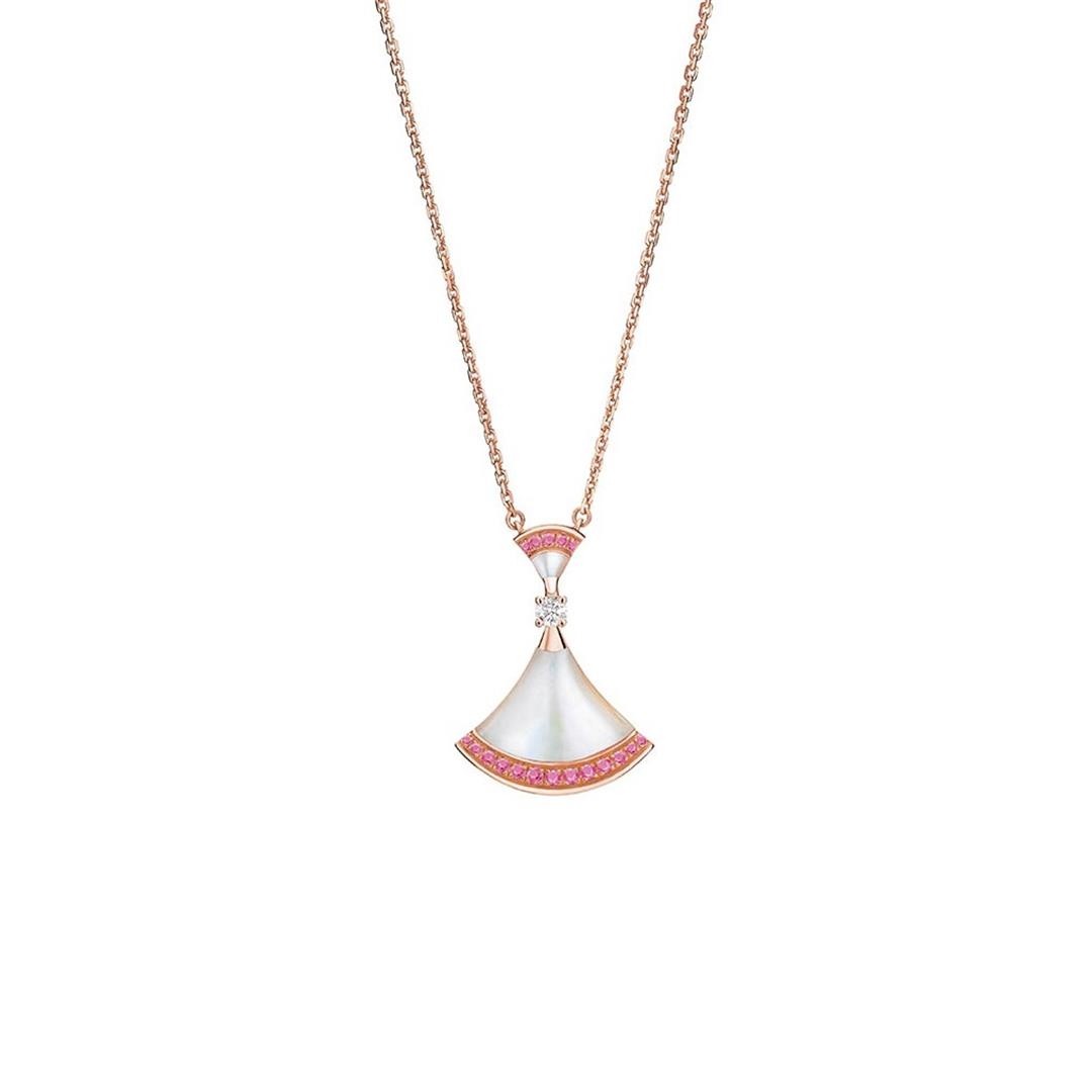 BVLGARI DREAM NECKLACE MOP PINK DIAMOND