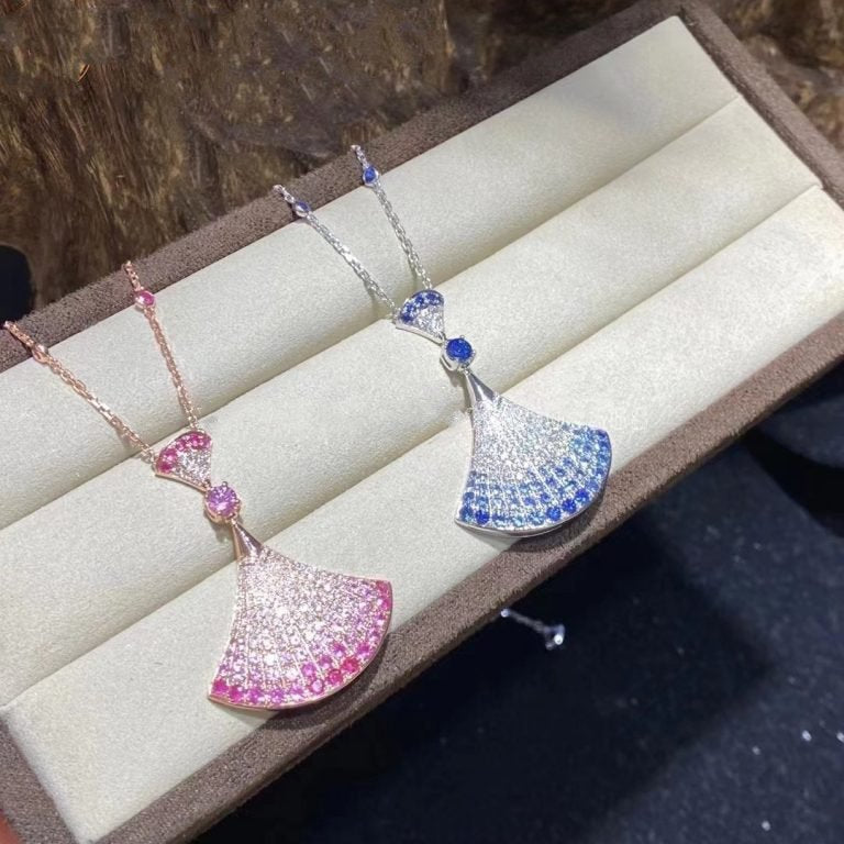 BVLGARI DREAM NECKLACK DIAMOND PINK GOLD