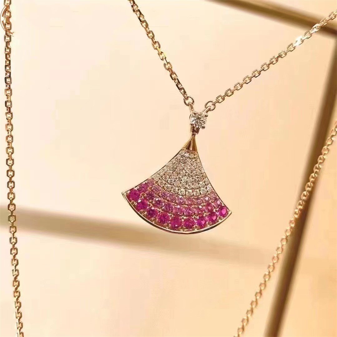 BVLGARI DREAM NECKLACE PINK GOLD PINK DIAMOND