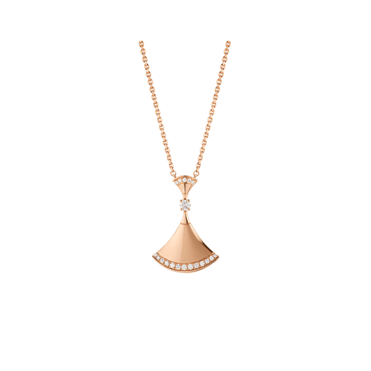 BVLGARI DREAM NECKLACE PINK GOLD DIAMOND