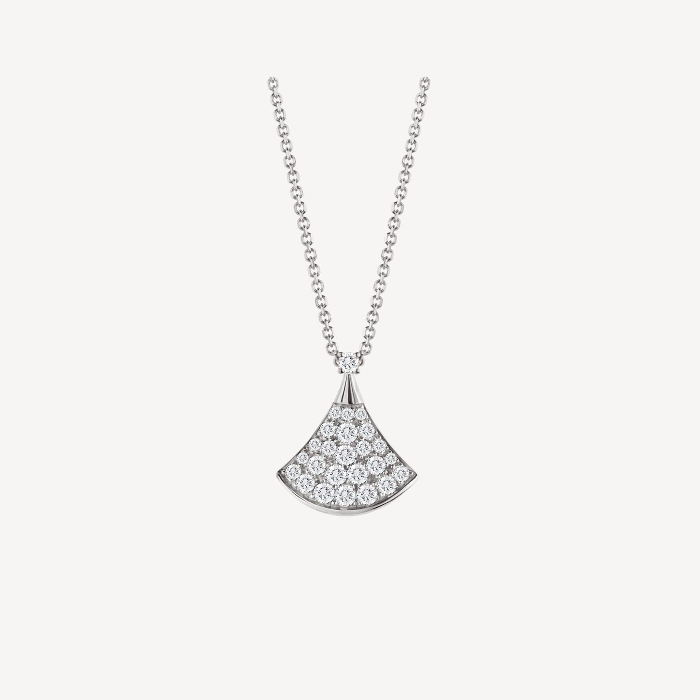 BVLGARI DREAM NECKLACE SILVER DIAMOND