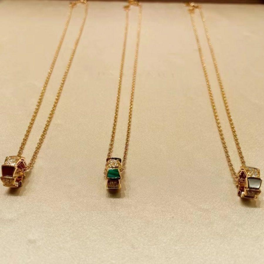BVLGARI SERPENTI PEDANT DIAMOND NECKLACE