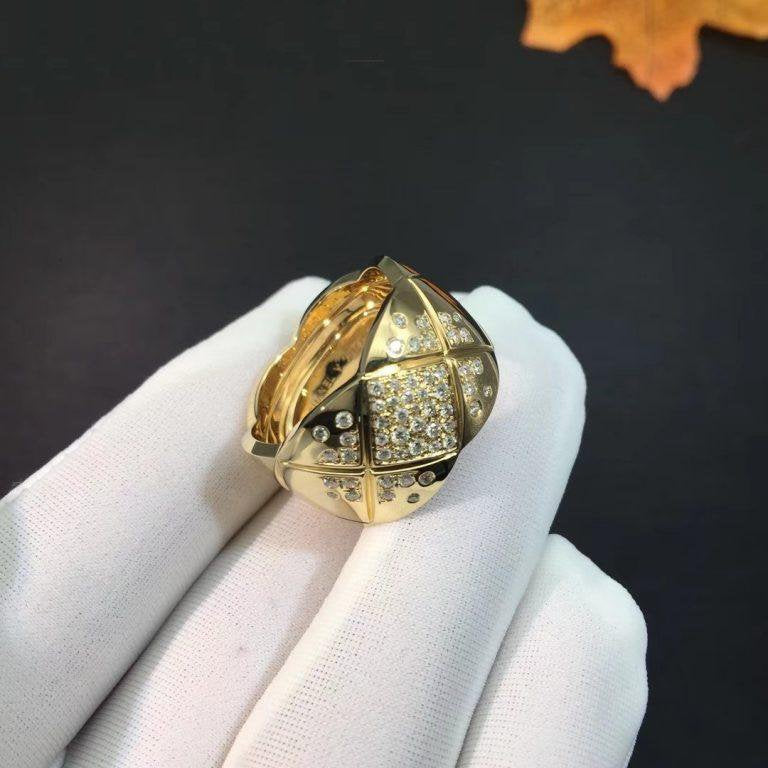 Chanel Crush Ring Gold Diamond
