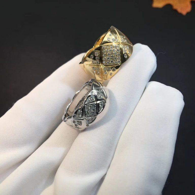Chanel Crush Ring Gold Diamond