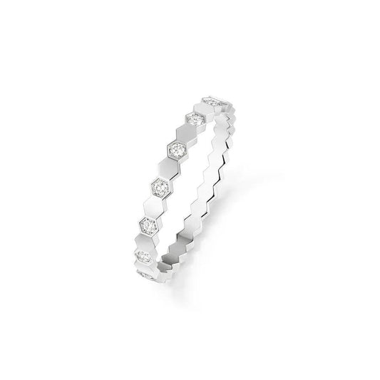 CHAUMET BEE LOVE RING SILVER DIAMOND