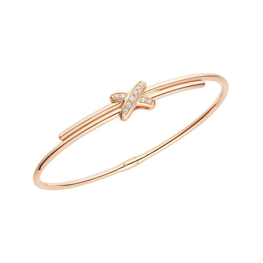CHAUMET JEUX DE BRACELET PINK GOLD DIAMONDS