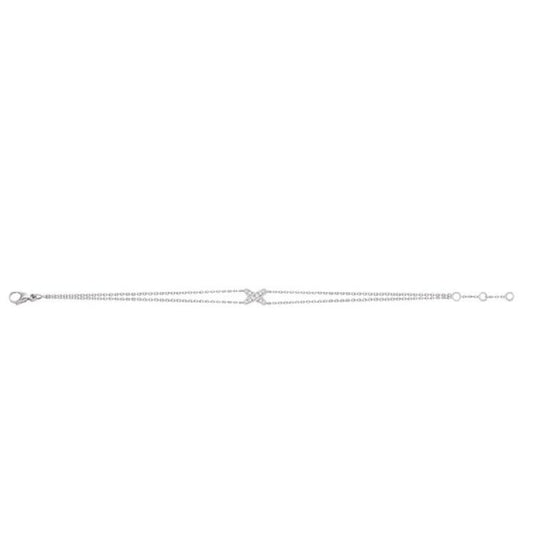 CHAUMET JEUX BRACELET SILVER DIAMOND