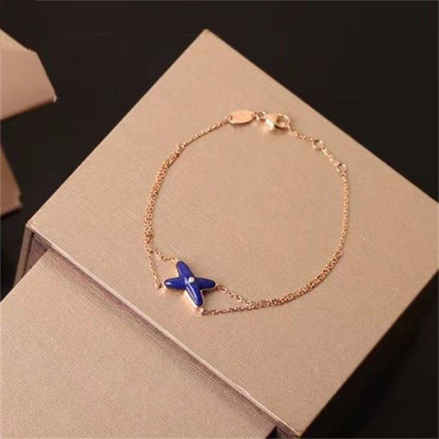 CHAUMET JEUX BRACELET AGATE PINK GOLD 1 DIAMOND