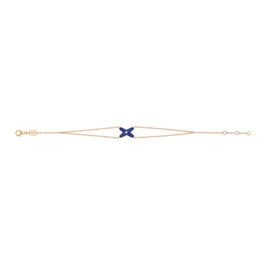 CHAUMET JEUX BRACELET AGATE PINK GOLD 1 DIAMOND