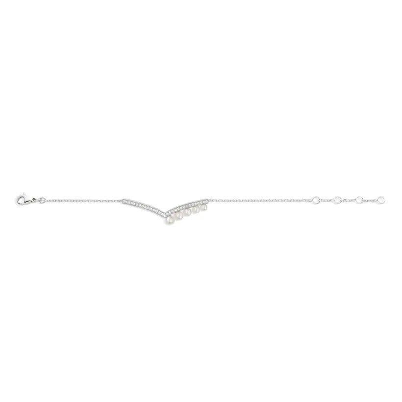 CHAUMET JOSEPHINE BRACELET SILVER DIAMONDS