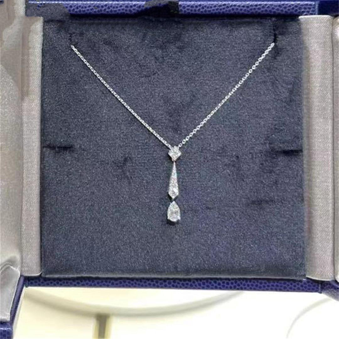 CHAUMET JOSEPHINE SILVER DIAMOND NECKLACE