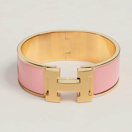 HERMES H BRACELET 20MM GOLD