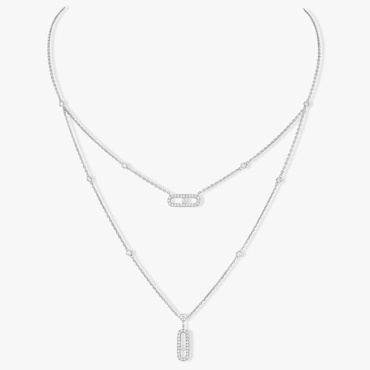 MESSIKA MOVE 2 ROW DIAMOND NECKLACE