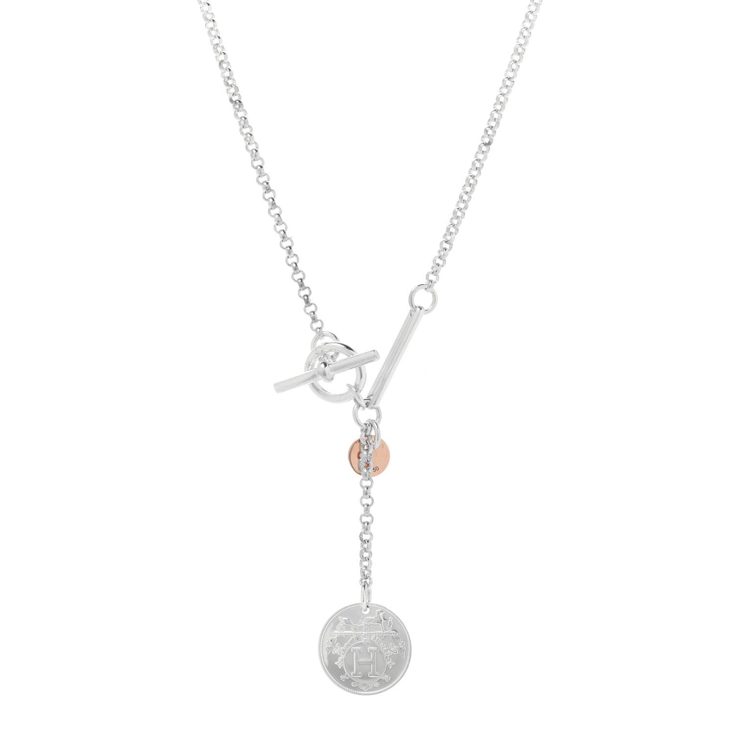 HERMES EX-LIBRIS PEDANT SILVER