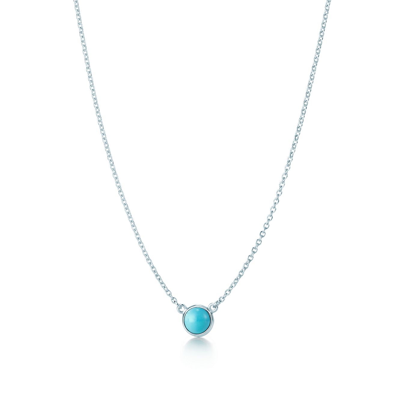 TIFFANY YARD TURQUOISE NECKLACE SILVER