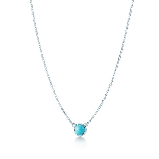TIFFANY YARD TURQUOISE NECKLACE SILVER