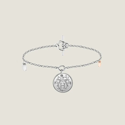 HERMES EX-LIBRIS PEDANT BRACELET